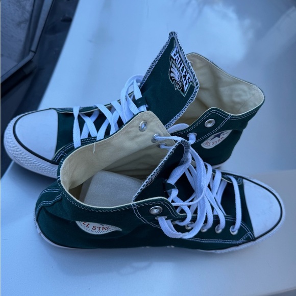 Eagles 🦅 CONVERSE
PHILADELPHIA EAGLES MENS HIGH TOP SNEAKERS - Picture 4 of 9